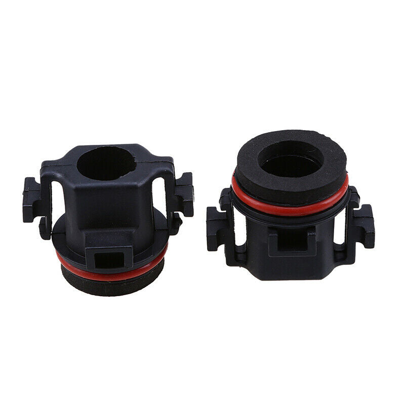 2x Black HID H7 LED Headlight Bulb Holder Adapter Retainer ABS For BMW  5 Series