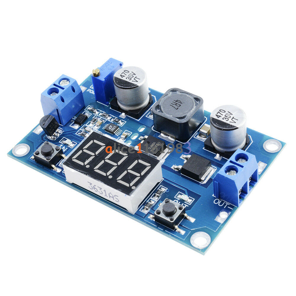 2PCS DC 100W 3-35V 12V to 3.5-35V Boost Step-up Module LED Voltmeter  LTC1871