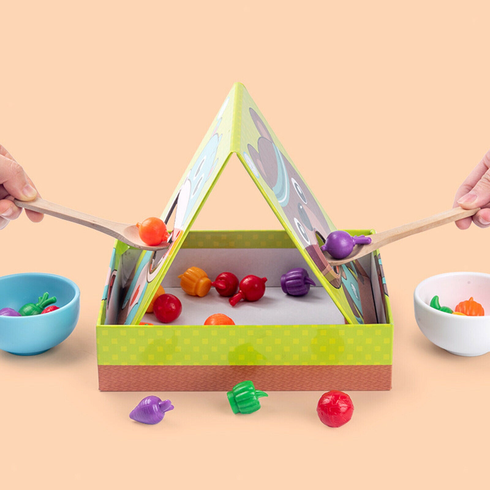 Animal Feeding Game Early Chopsticks Exercise Family Games Gifts Age 2-5