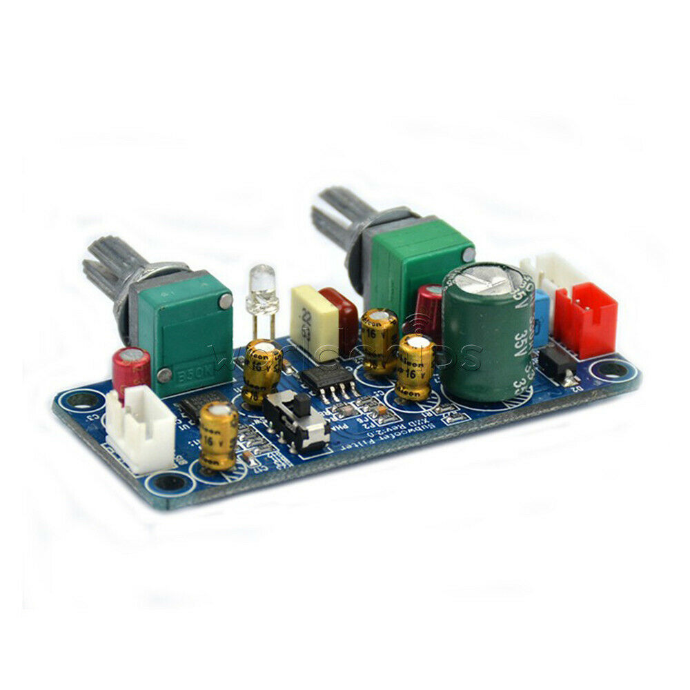 DC 9-32V Single Power Low Pass Filter Bass Subwoofer Pre-AMP Amplifier Board