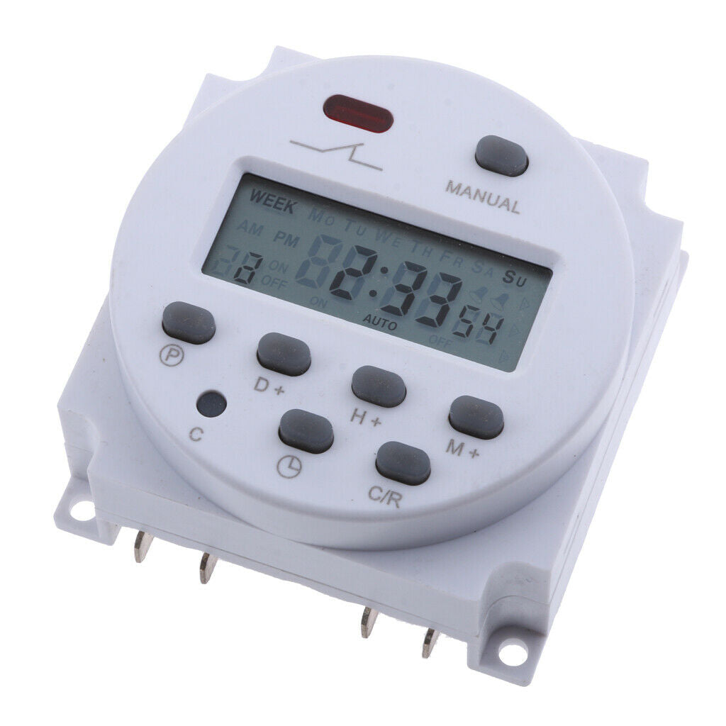 220V Digital LCD Power Programmable Timer Time Switch Relay 16A Quality