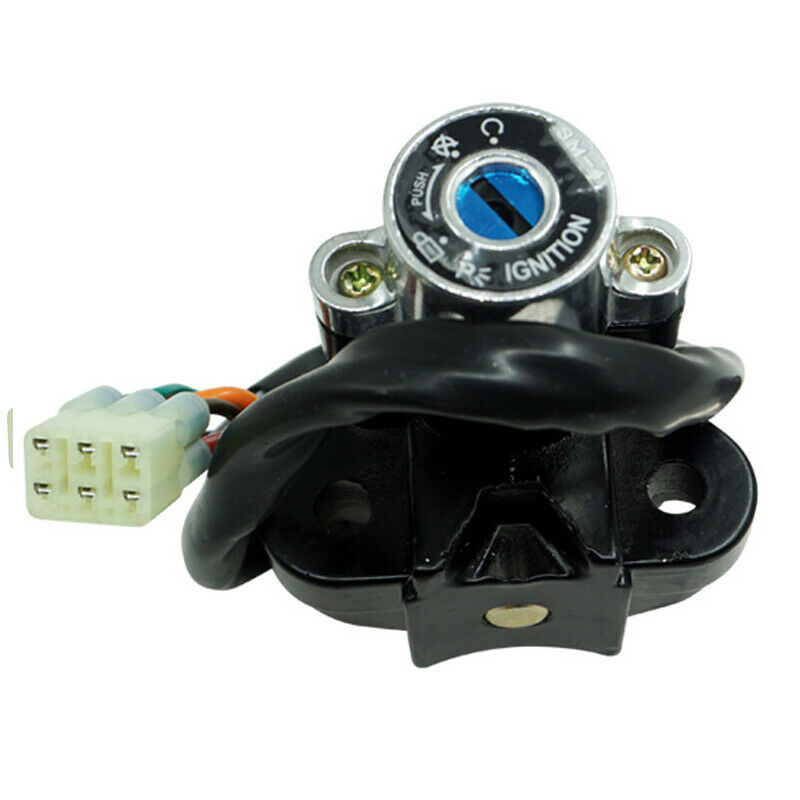 Universal Motorcycle Bikes Modified Lgnition Switch Lock with 2pcs Key Set Kit