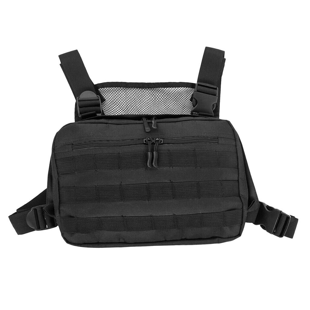 Molle Vest - Waistcoat for Police Training Outdoor Hunting - Adjustable &