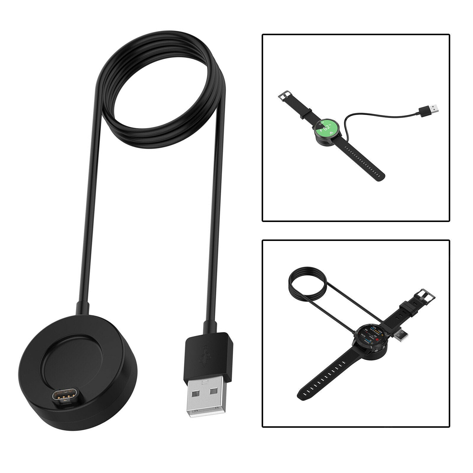 1m Charger Cable Cradle Adapter for Garmin Forerunner 745 935 645 645M