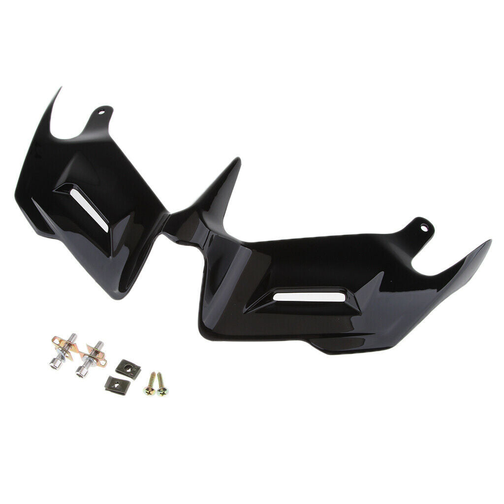 Glossy Black Front Fairing Aerodynamic Winglets for Yamaha YZF R3 R25