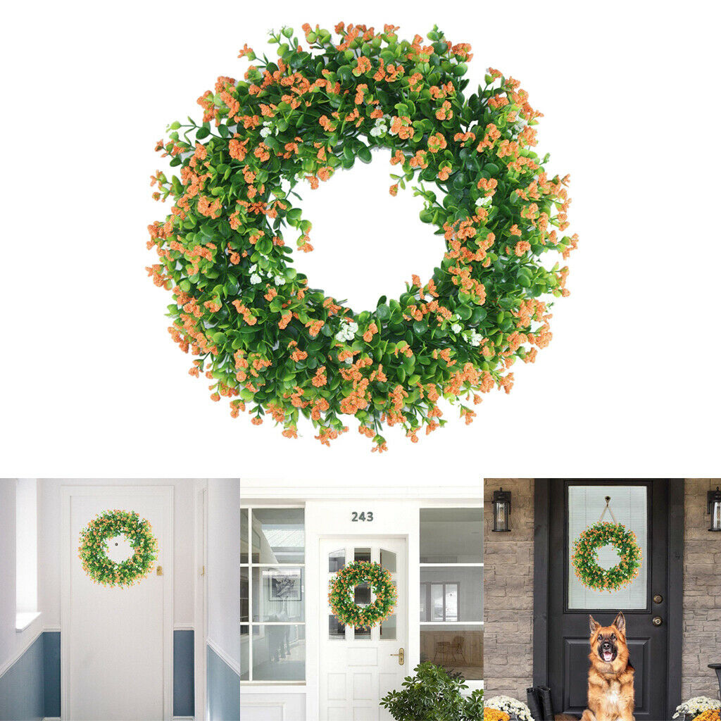 Artificial Eucalyptus Leaves Wreath All Seasons Wedding Festival Decoration