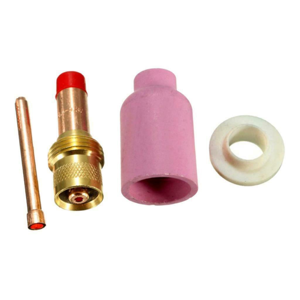 4xTIG Gas Lens KIT Size 3/32" 45V26 10N24 54N15 54N01 for TIG Welding Torch