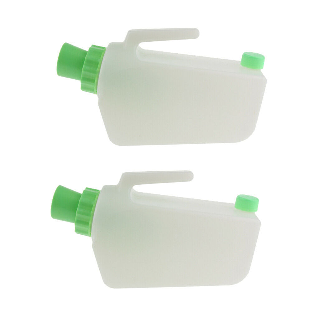 2X Elderly Patients Male Urinal Bottles Pee Bottle Night Drainage Containers