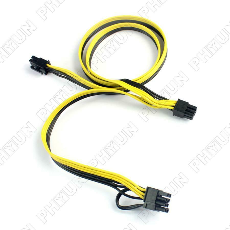 5Pcs Modular PSU Power Supply Cable PCI-e 6Pin to 8 Pin+6pin PCI Express Cable