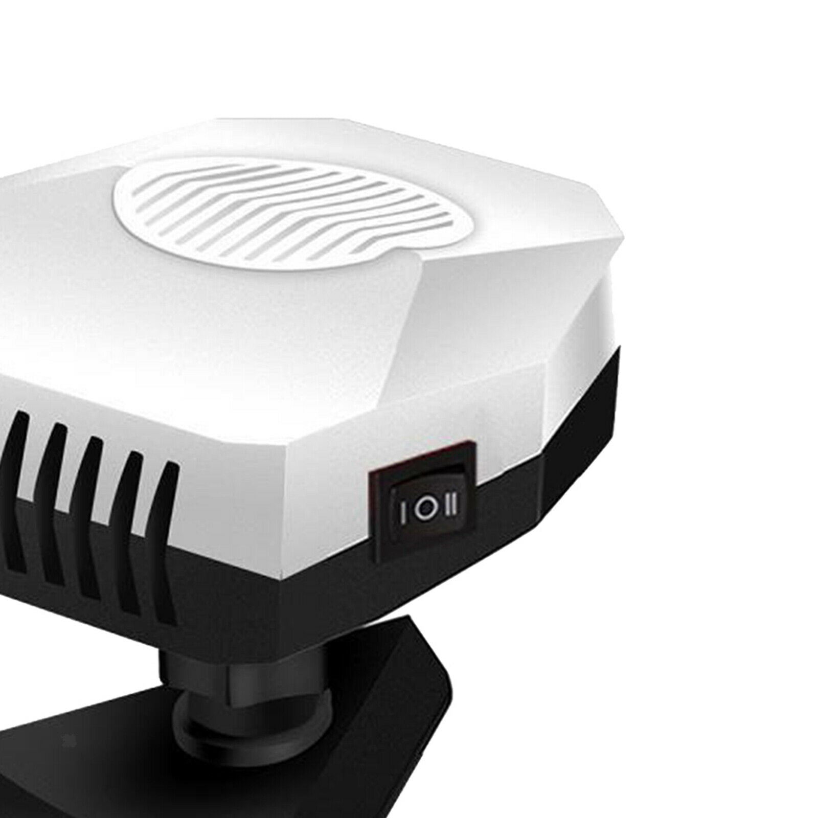 Plug In 150W Truck Auto Car Heater Heating Fan Defogger Demister White
