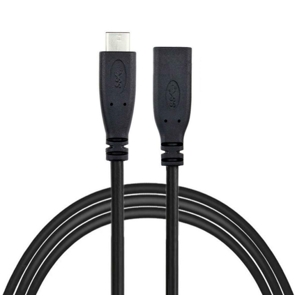 Type C USB 3.1 Male to USB C Female Extension Data Cable for PC Phones 0.5m