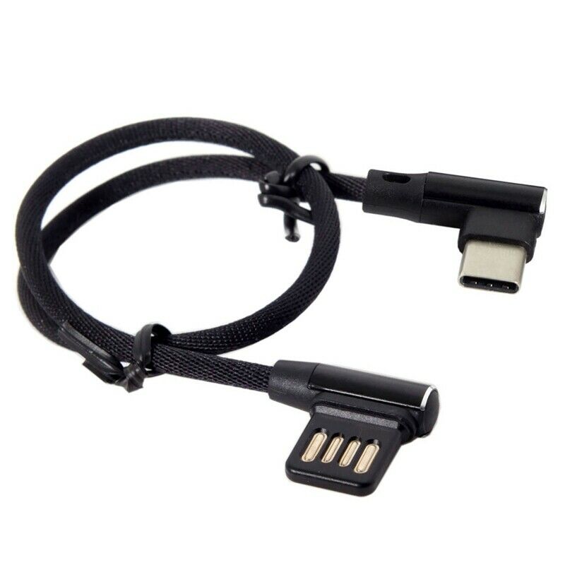 Usb-C 3.1 Type-C To Left Right Angled 90 Degree Usb 2.0 Data Cable with SleeveA2
