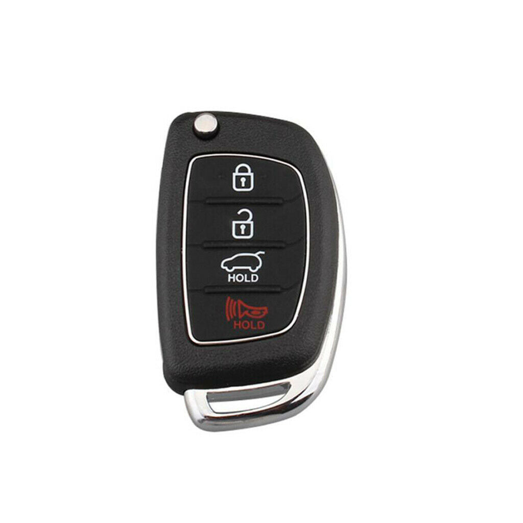 Auto 4 Button Flip Folding Key Fob Case Cover Shell for Hyundai i20 i30 i35
