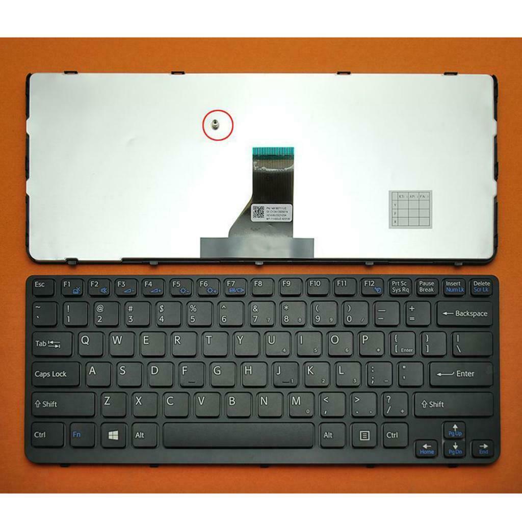 US English Layout Laptop Replacement Keyobard for SONY Vaio E14 SVE14 Series