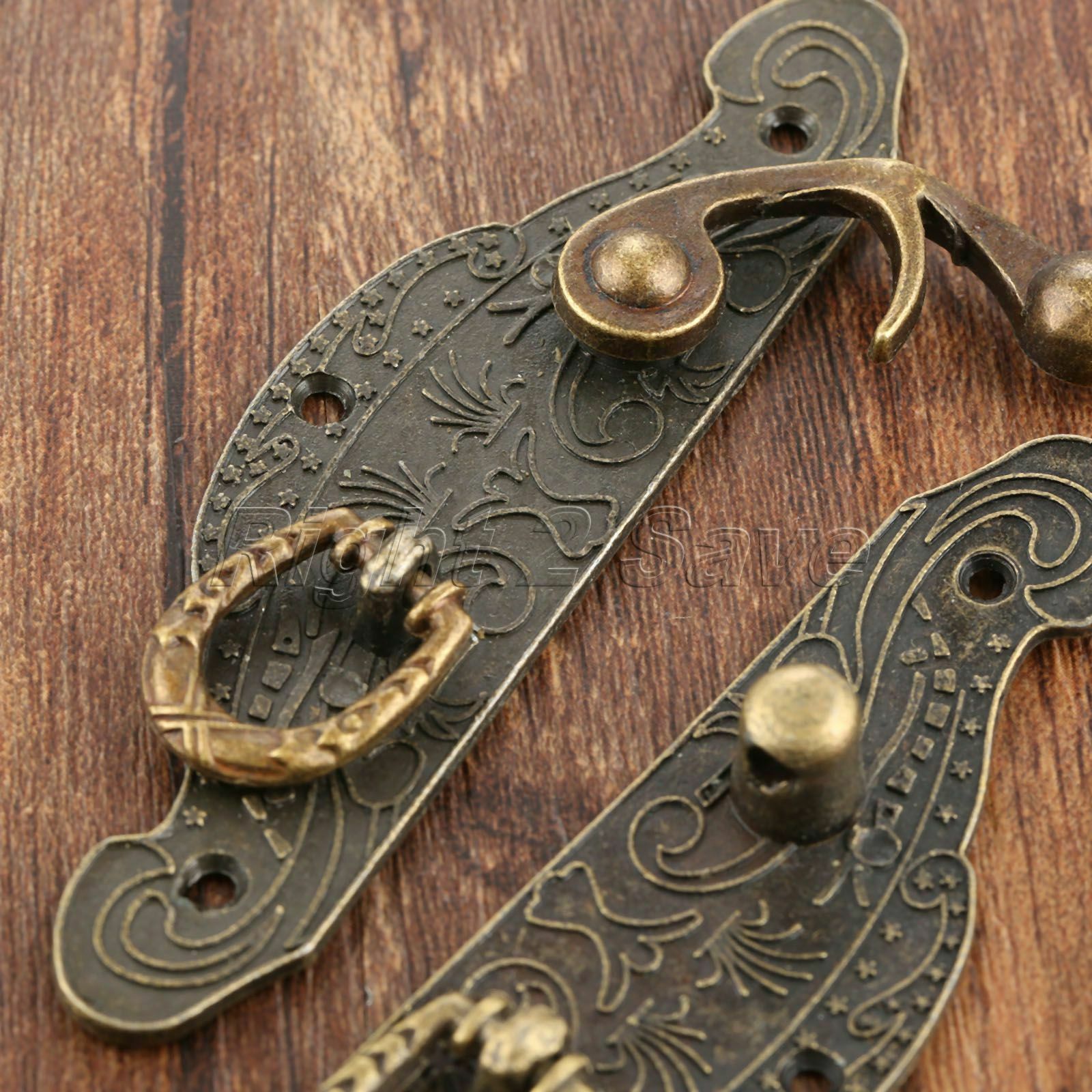 90*50mm Gift Case Jewelry Box Latch Hasp Buckle Toggle Catch Clasp Hook Decor