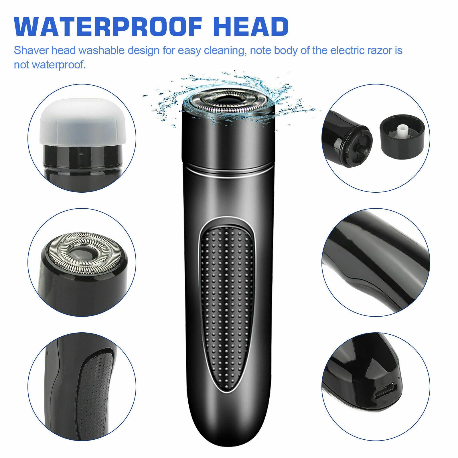 Men's Electric Shaver Razor Beard Trimmer Hair face Shaving Machine Rechargeable