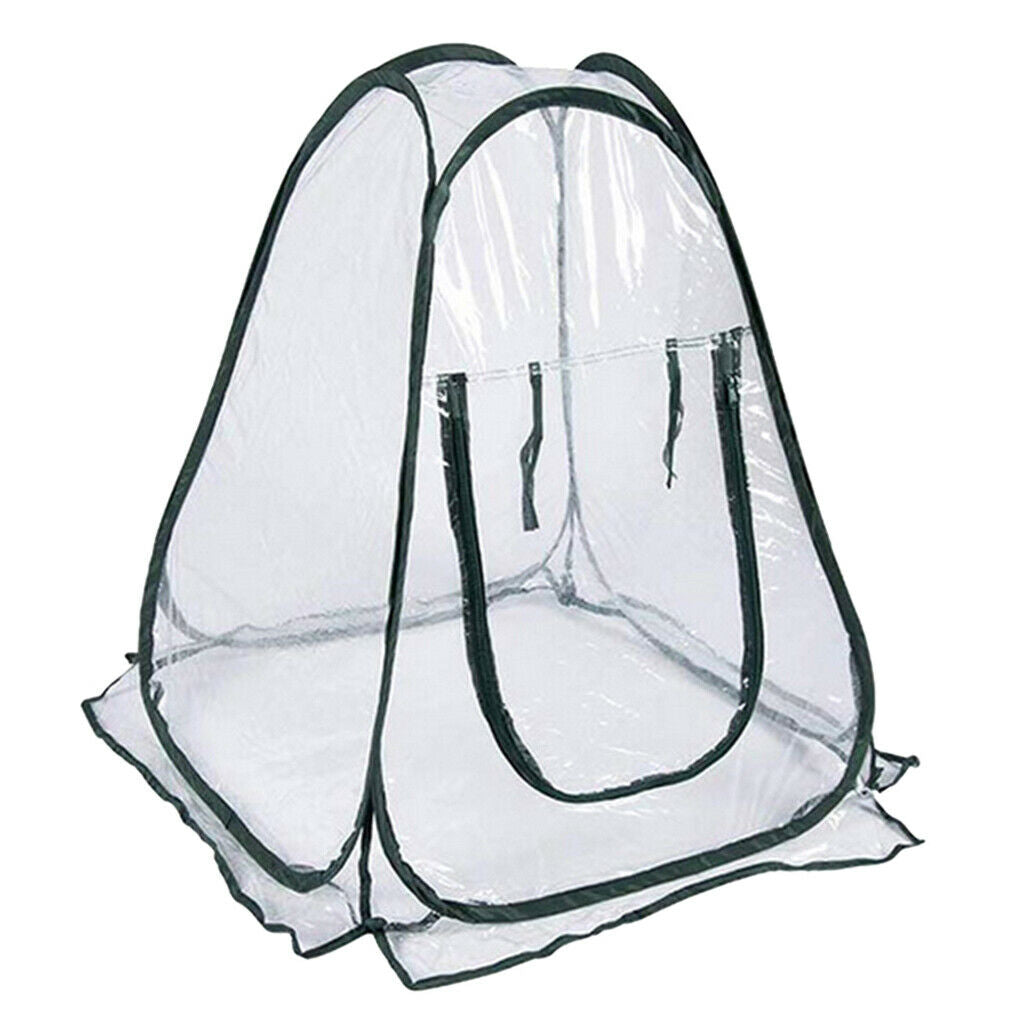 Small Tent   up Greenhouse Clear Foldable Flowerpot Cover Indoor 27x27x31