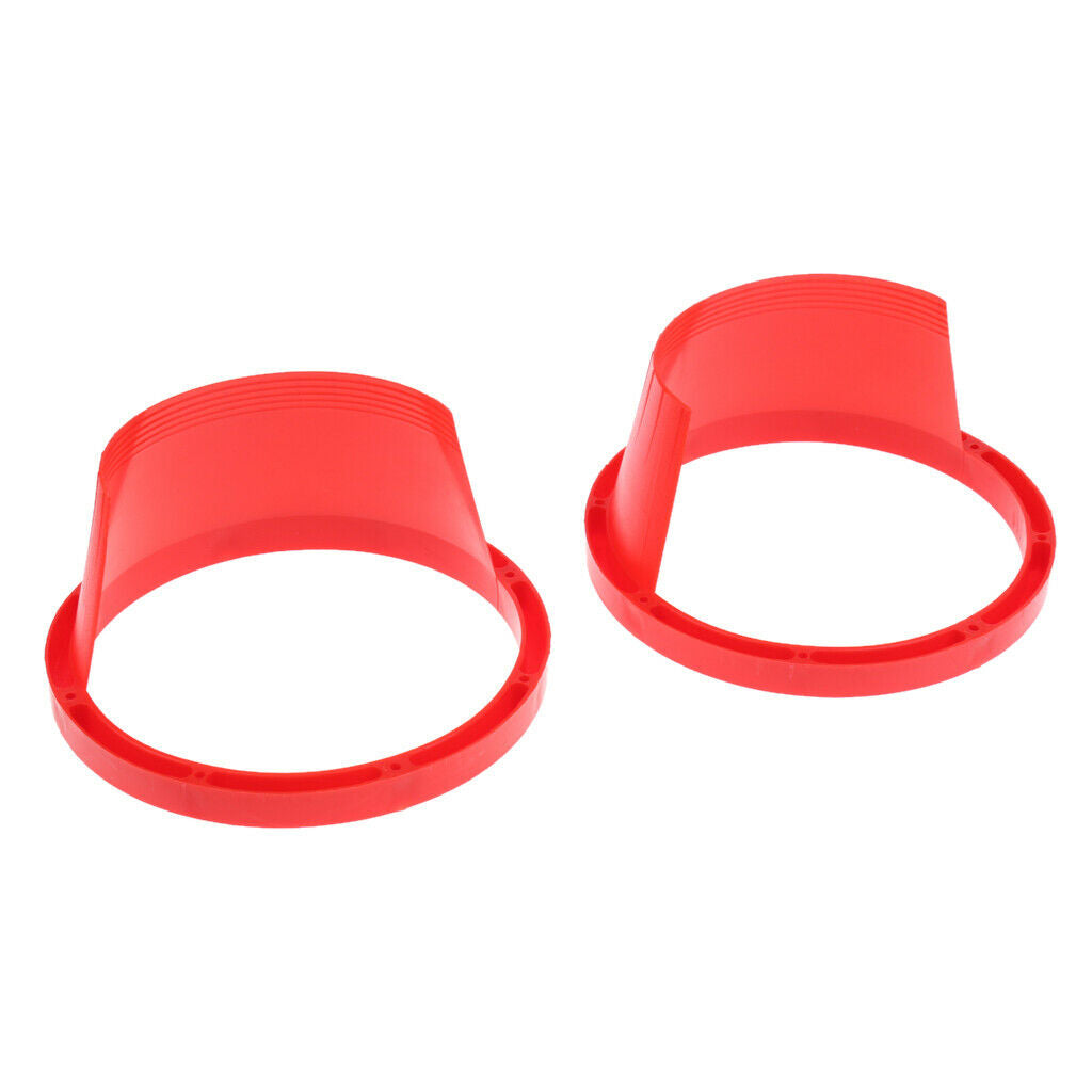 2X 2 Pieces Waterproof 6.5 Inch Slide Speaker Spacer   For Car Accessories
