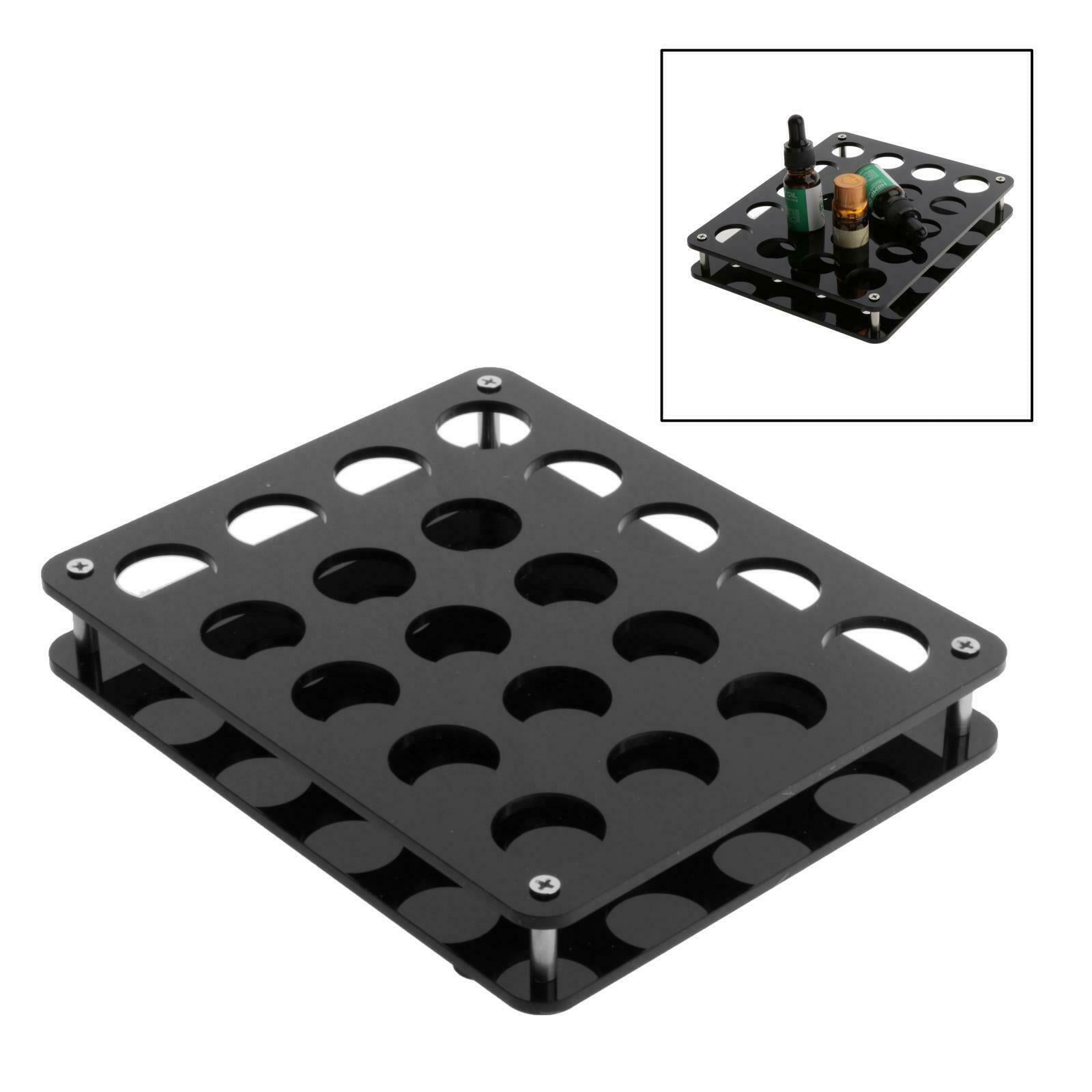 20 Slots Essential Oils Storage Rack Nail Polish Display Holder for 10ml Bottles