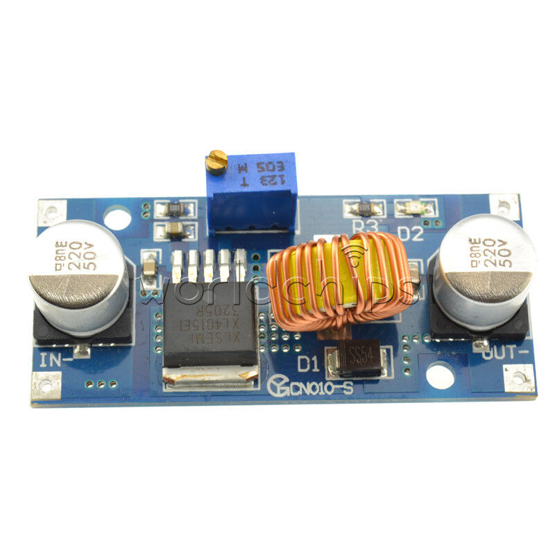 5pcs XL4015 DC-DC 4V-38V to 1.25V-36V 5A Step Down Power Supply Buck 24V 12V 5V