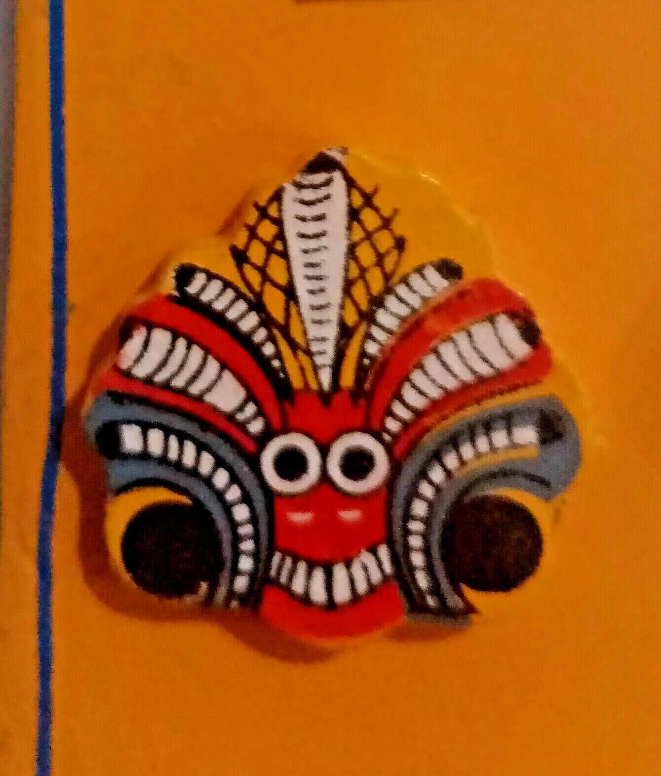 Wooden Fridge Magnet With Sri Lankan Traditional Representative With 2 Magnets