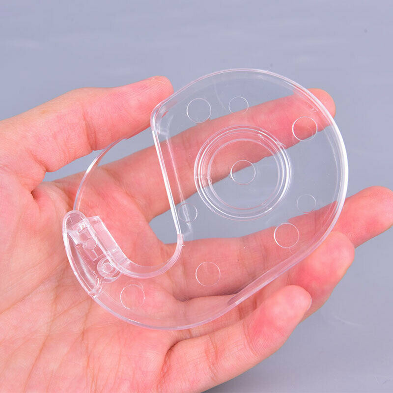 1pc Transparent Tape Dispenser Cutting Student Tape Dispenser Acrylic Sta.l8