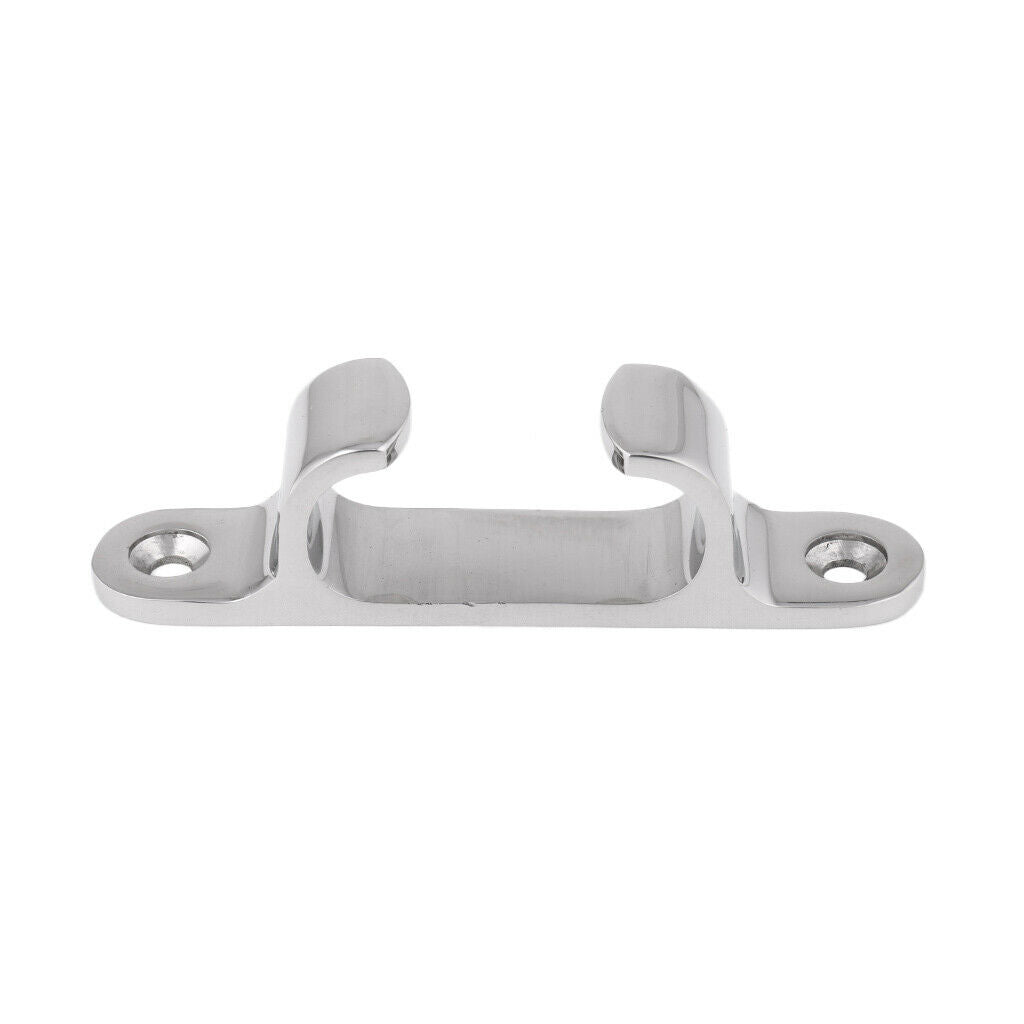 2pcs Stainless Steel Line Straight Fairlead Bow Chock Marine Boat Cleat S&M