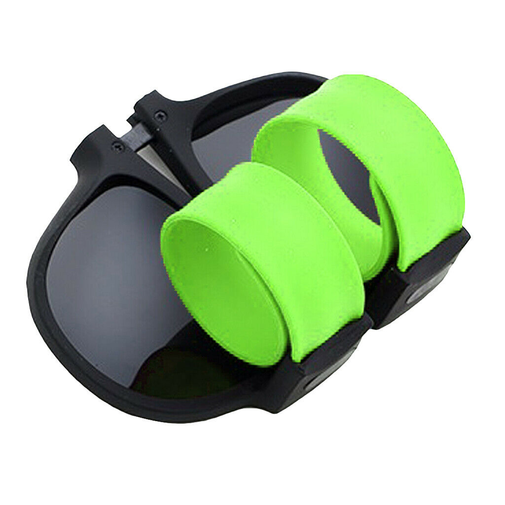 2pcs Folding Sunglasses Portable Outdoor Sun Glasses Unisex Slap Wristband