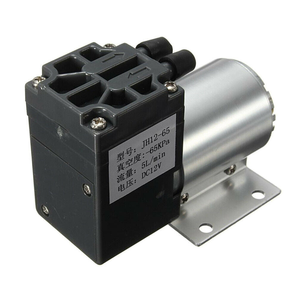 Iron 12V Vacuum Pump Negative Pressure Suction Pump With Holder Accessory