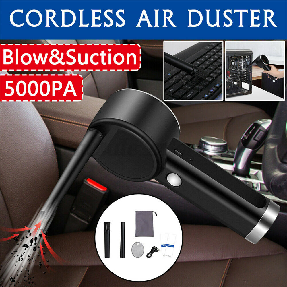 42000RPM Cordless Air Duster For Computer Cleaning Replaces Compressed Spray Gas