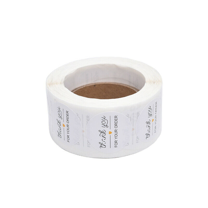 500PCS/Roll Round THANK YOU Stickers Seal DIY Labels Stickers for Packa.l8