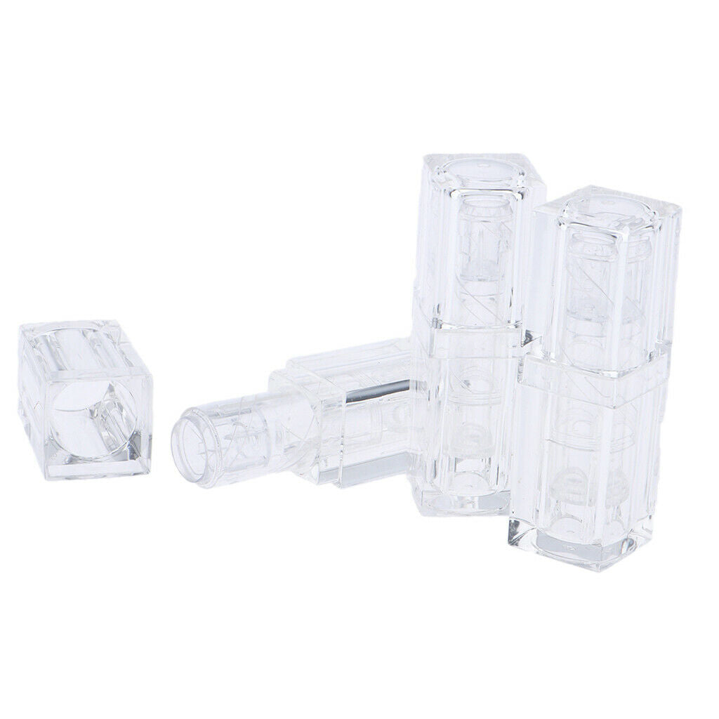 3x 3.8g Empty Lip Balm DIY Tubes Cosmetic Containers Lipstick Bottles
