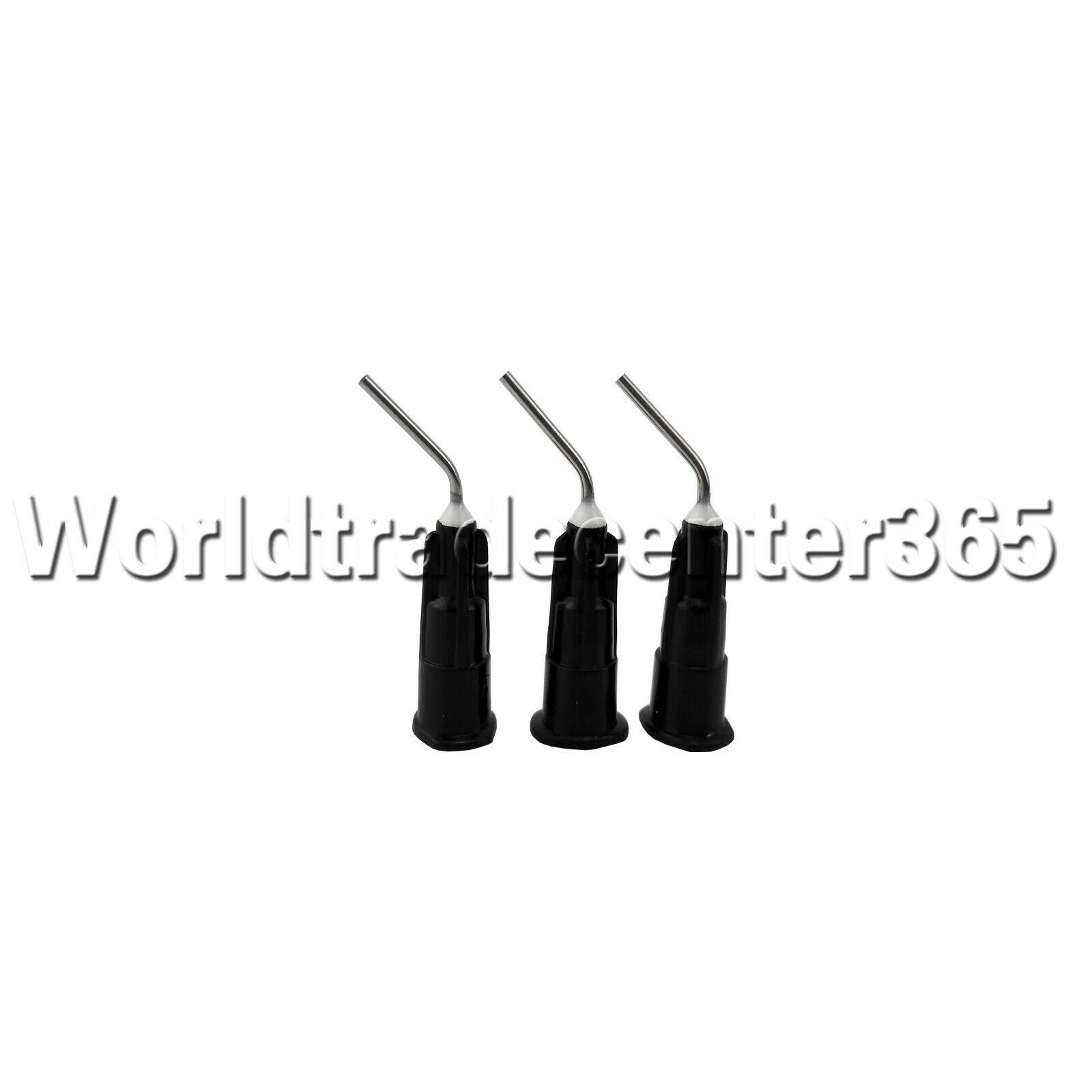 500Pcs Pre Bent Applicator Flow Tips for Flowable Composite 20GA Black