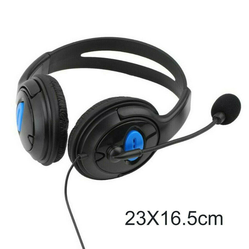 3.5mm Wired Gaming Headset with Mic for   4 PS4 Noise Cancelling