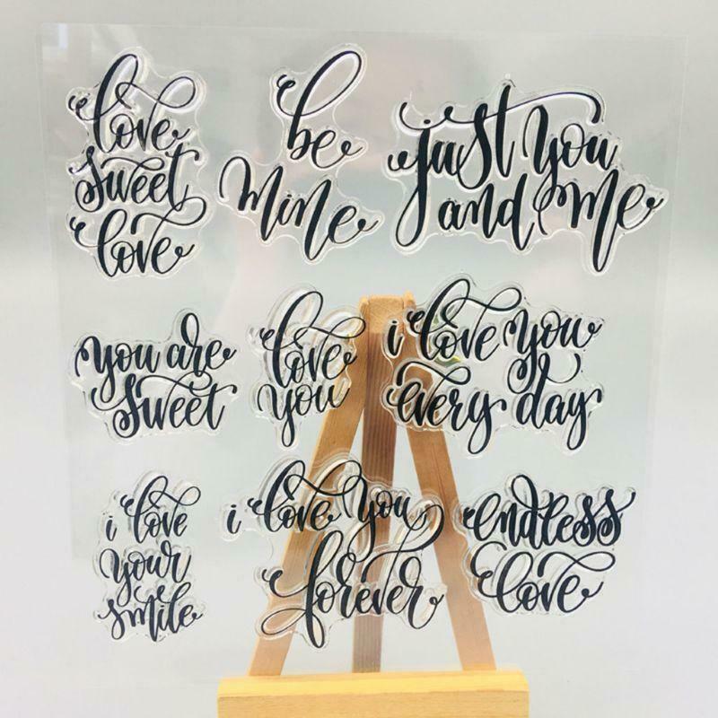 Sweet Love Silicone Clear Seal Stamp DIY Scrapbooking Embossing Photo Album Card