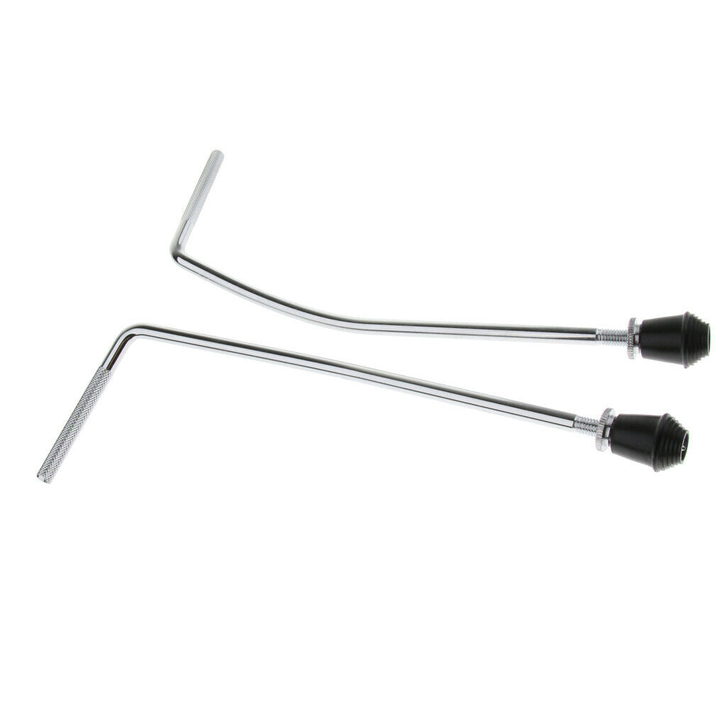 1 Pair Metal Bass Drum Legs Support for Drum Instrument Parts Accessories