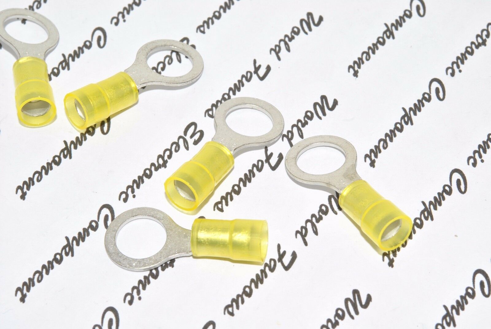 10pcs - PANDUIT PN10-38R-D STUD3/8 12-10AWG PRESSURE TERMINAL CONNECTOR