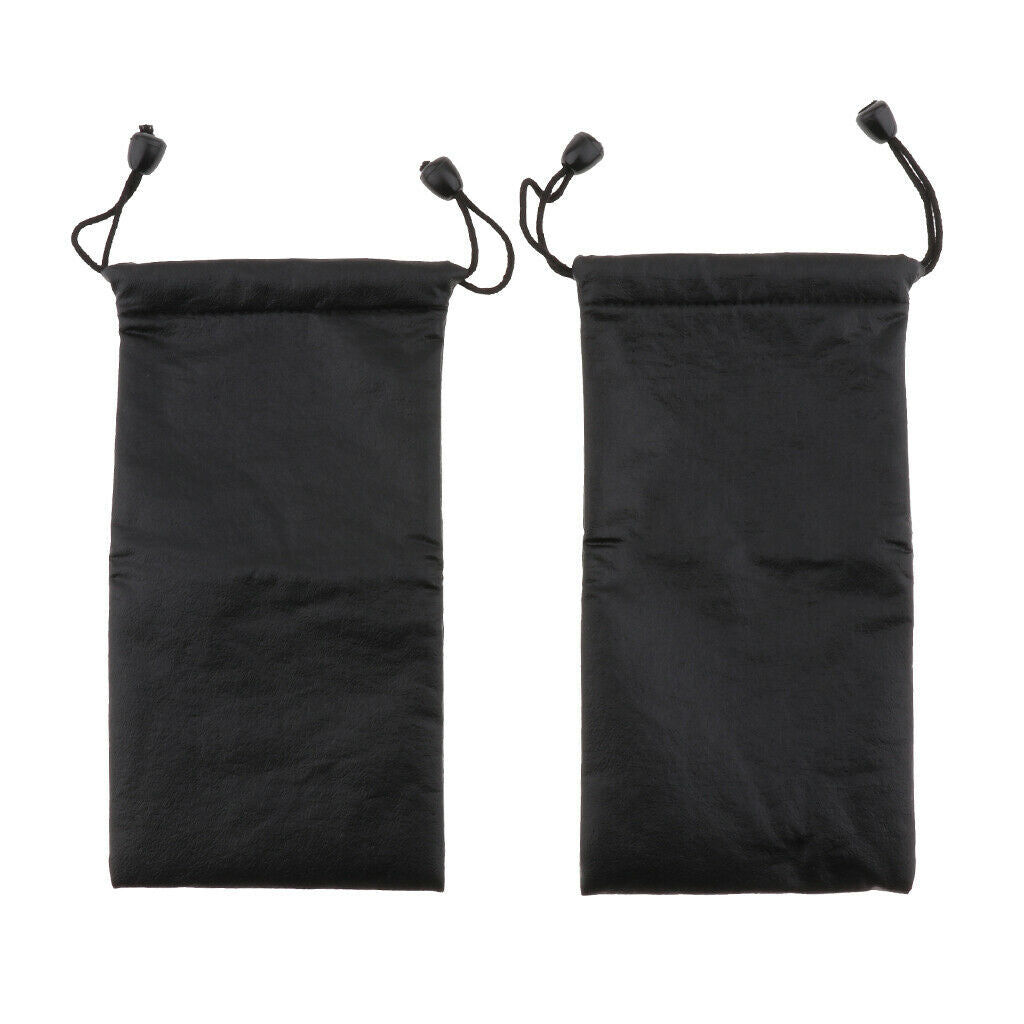 2pcs Sunglasses Glasses Storage Pouch Bag with Drawstring