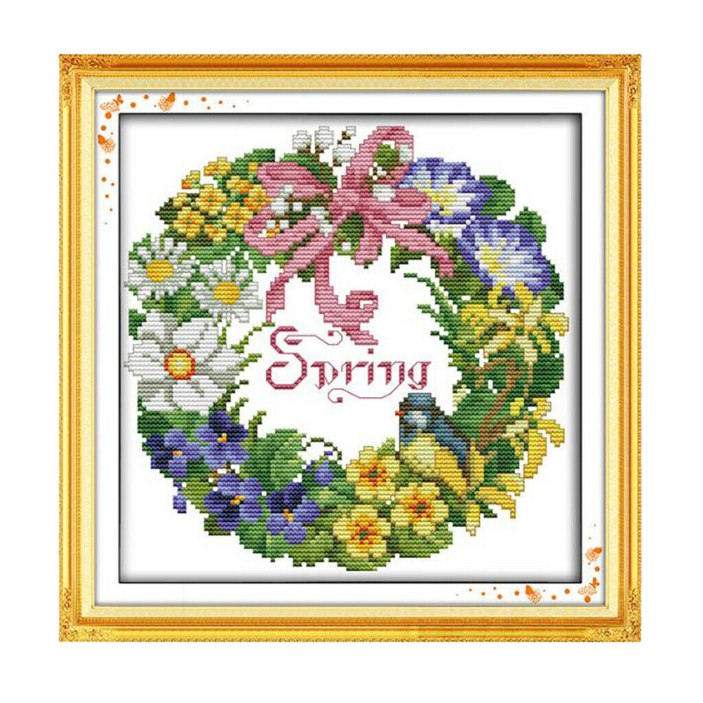 Counted Cross Stitch Embroidery Kit Latch Hook Kits Tool