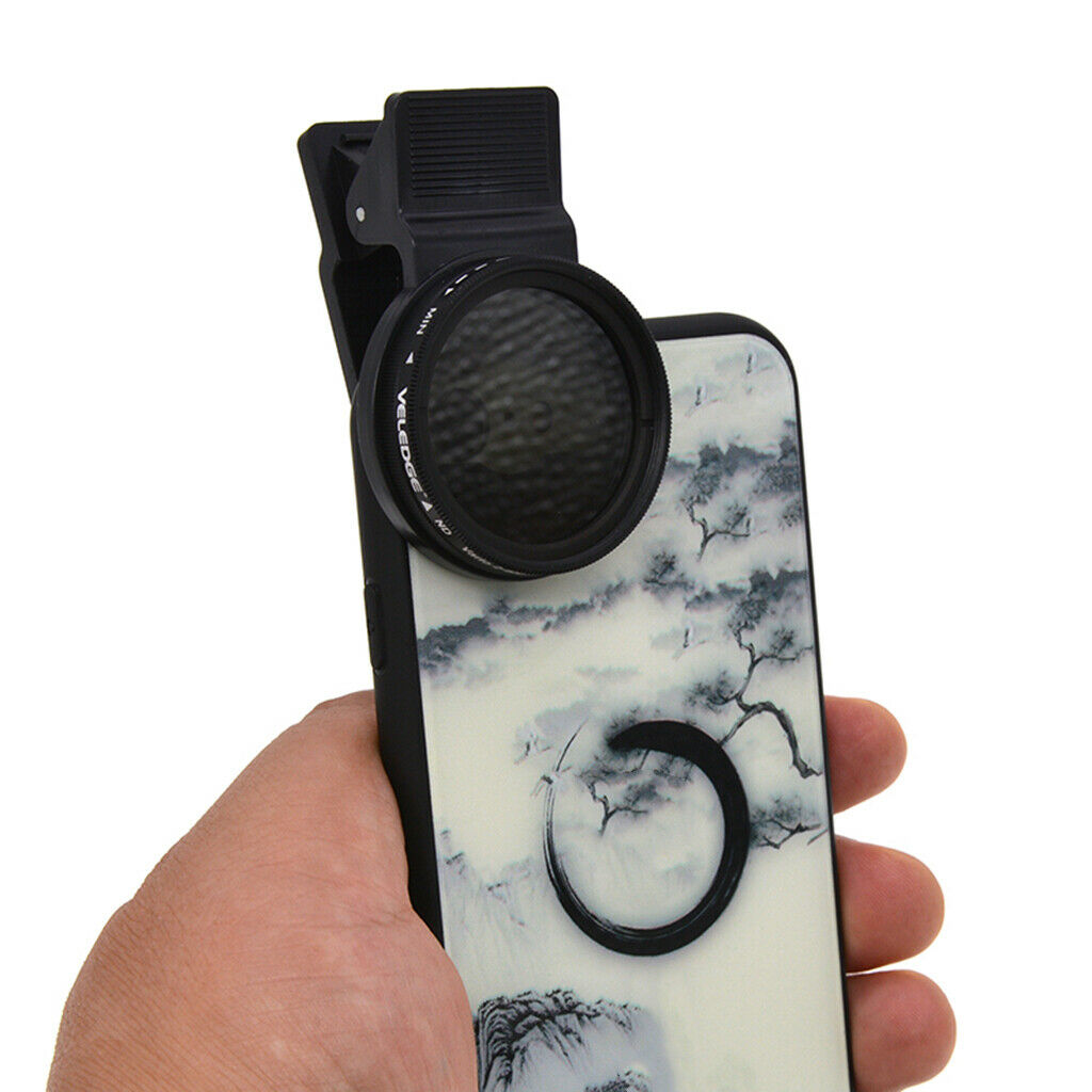Professional Cell Phone 37mm Clip on ND 2 400 Cell Phone Camera Lens Filters
