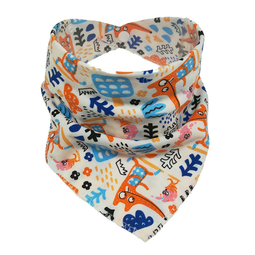 4pieces Soft Triangle Infant Bibs Saliva Towel Teething Bibs Boys Accs Gifts