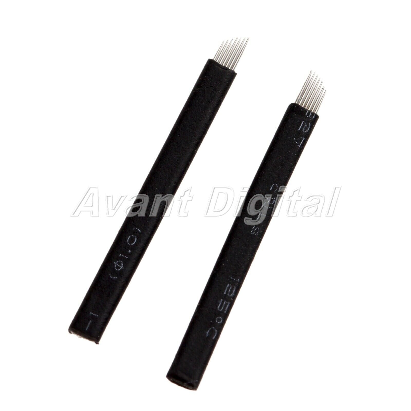 5PCS Microblading Pen Tattoo Needle Blades 7 Pin Eye Eyebow Permanent Makeup