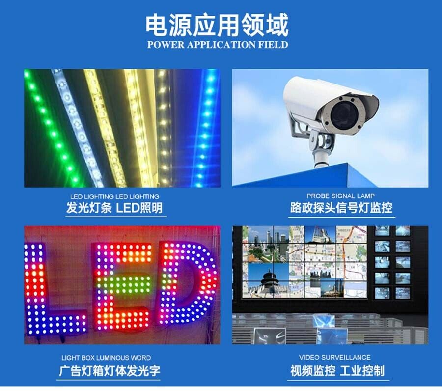 5V 6A 30W DC Regulated Switching Power Supply PSU Transformer LED Strip CCTV