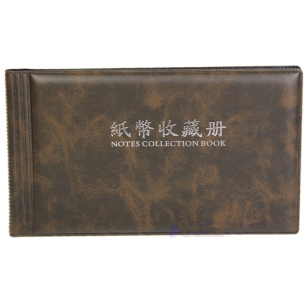 30 Notes Pages Paper Money Pocket Wallet Currency Banknote Collection Album