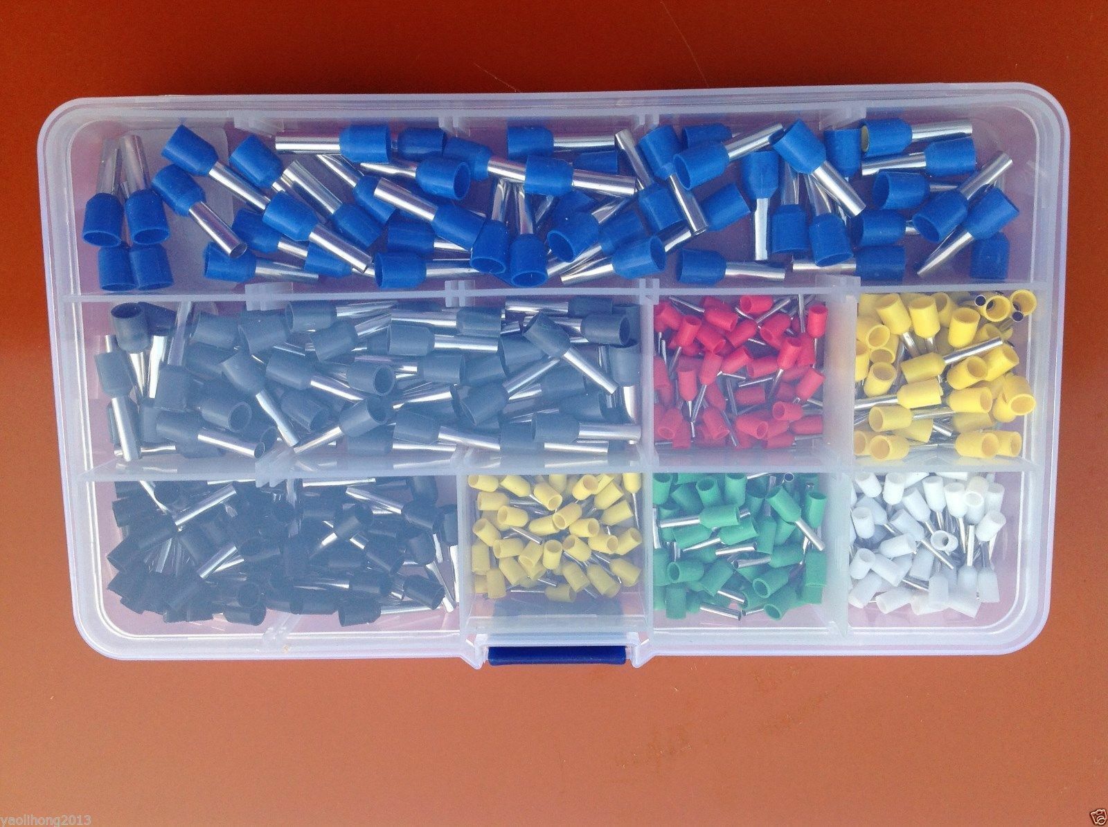 Wire Copper Crimp Connector Insulated Cord Pin End Terminal Kit 400pcs