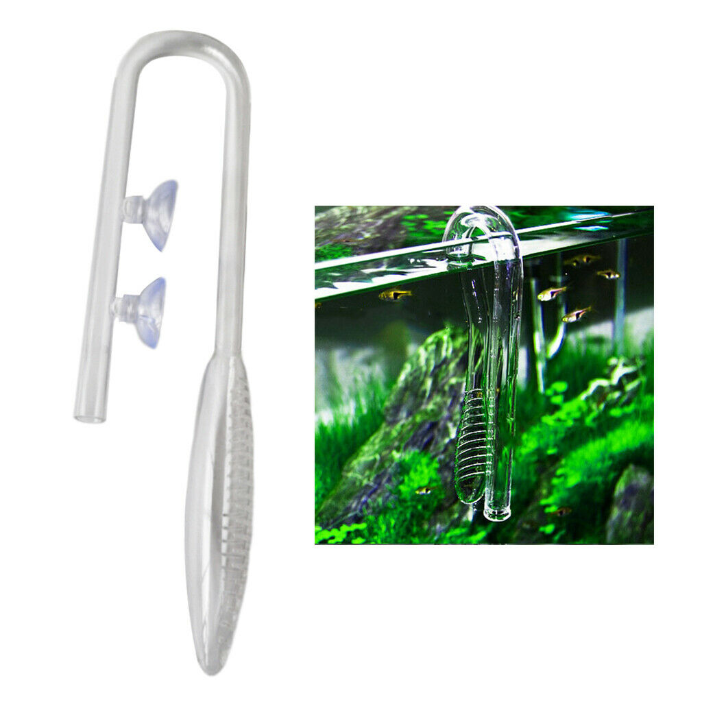 2pcs. Aquarium tank outlet glass lily pipe drain water filter pipe 13mm