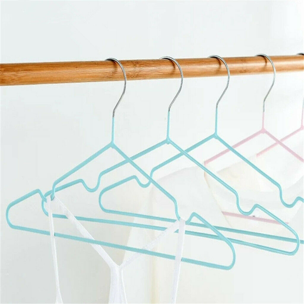 20 Counts Steel Clothes Hanger Adults Suit Hanger Organizer for Bedroom