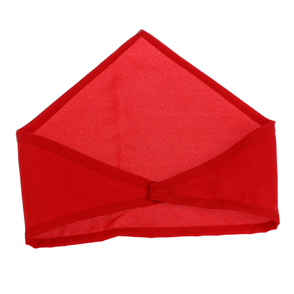 Chef Hat Cook Hat Waiter   for Roving Carts and Restaurant Red