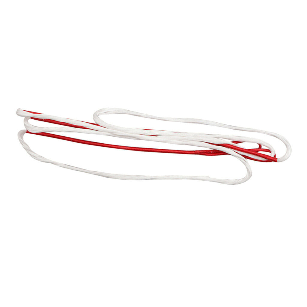 Dacron Bowstring Bow String Replacement For Recurve Bow Longbow Red White 163cm