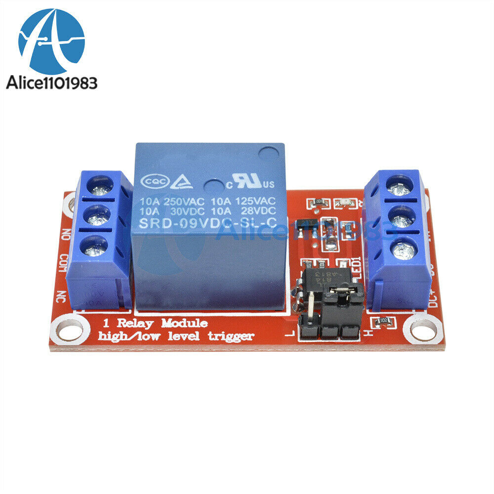 1 Channel DC 9V with Optocoupler Driver Shielded High Low Level Relay Module